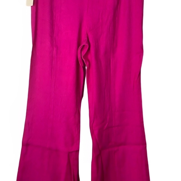 NWT Anthropologie Fuchsia Side Zip Linen Pants Sz 16 - Picture 7 of 12